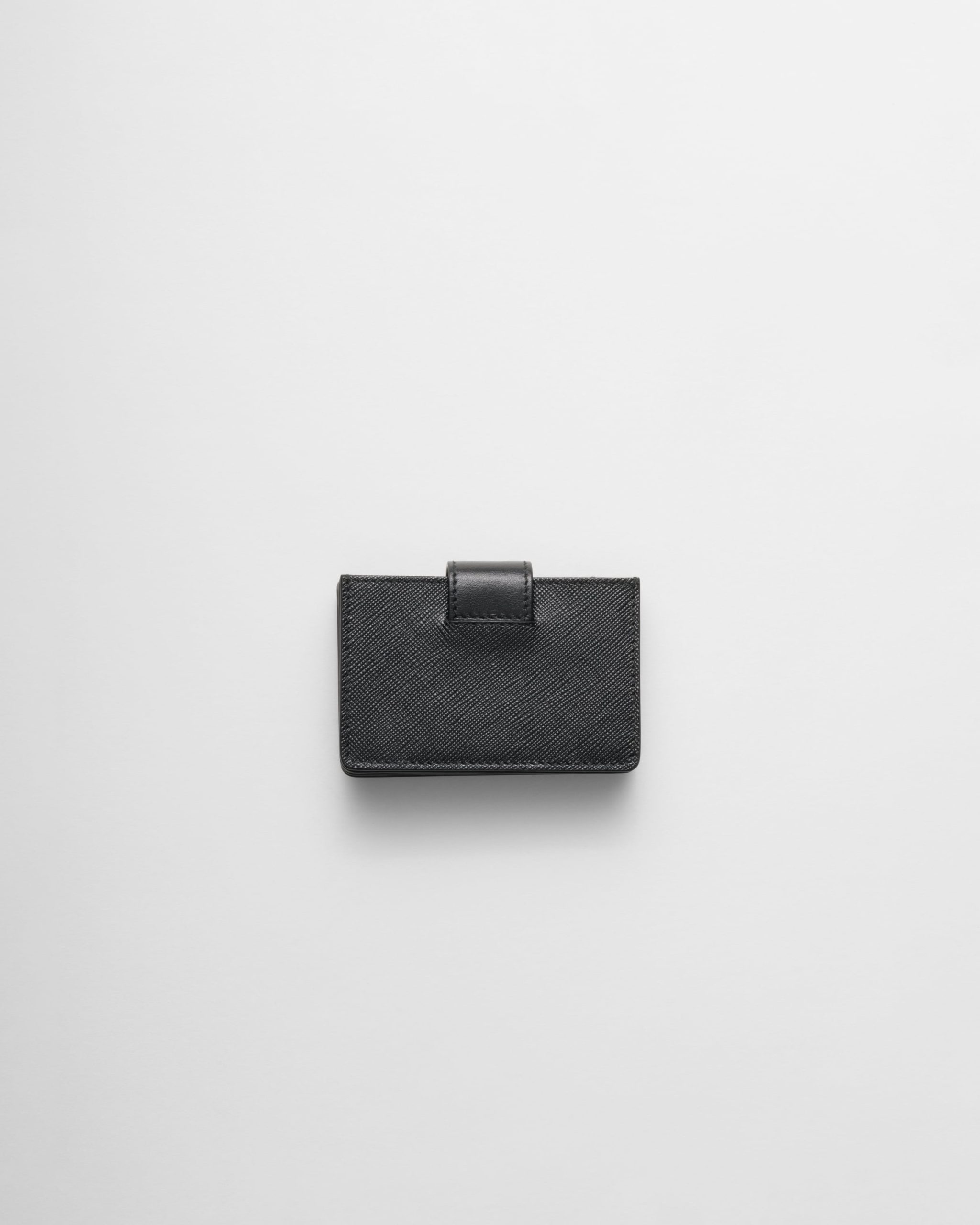 Prada Saffiano and smooth leather card holder - Image 2